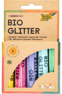 Zdjęcie produktu dla folia 57812 foliaGlitter Rainbow M Glitzer farbsortiert