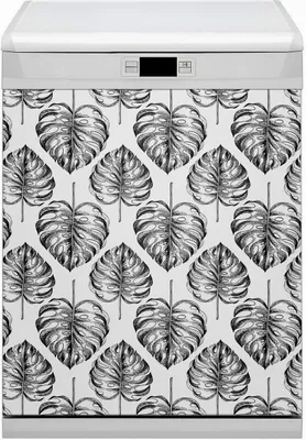 Produktbild von Magnet Folie für Geschirrspüler Küche Magnetmatte 60x70 cm  Dekor Geschirrspüle  - Monster