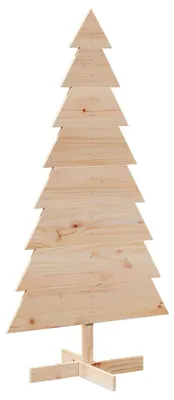 Produktbild von vidaXL Weihnachtsbaum Holz zum Schmücken 150 cm Massivholz Kiefer