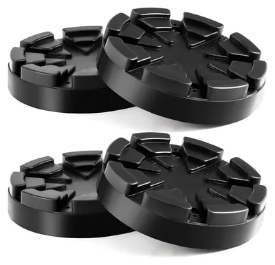 Immagine prodotto di Omgoods - Set di 4 supporti in gomma per cric, diametro 125 mm