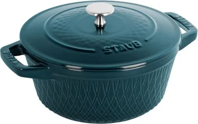 Produktbild von Staub 1102437, Blau, Eisenguss, Emaille, Eisenguss, 260 °C, 24 cm