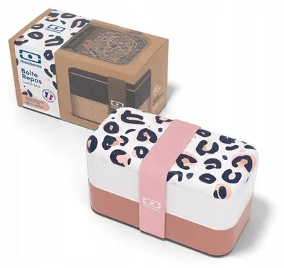 Obrázek produktu pro Monbento Oryginal Leopard Pink Lunchbox 1000ML těsnící