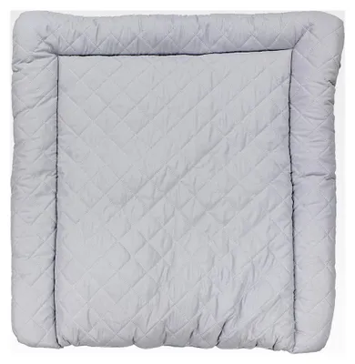 Produktbild von Wickeltischauflage für Babys mit Baumwollbezug, gemustert, Farbe: Grau, Größe: 70 x 60 cm