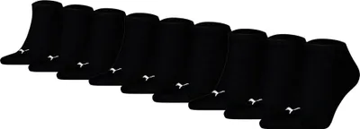 Produktbild von PUMA Uni Sneakersocken, 9er Pack - Sneaker Plain ECOM 9P, Logo, einfarbig Schwarz 43-46