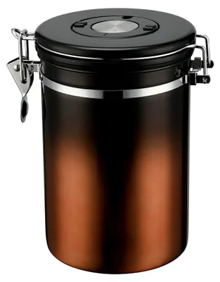 Produktbild von Luftdichte Edelstahl-Kaffeedose (700–1000 g) mit Datums-Tracker-Deckel