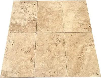 Produktbild von FLAIRSTONE Travertin Terrassenplatte Assos 61 cm x 40,6 cm x 3 cm