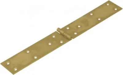 Immagine prodotto di Cerniera per cassa con perno rivettato zincato giallo 300x45x1,5 mm