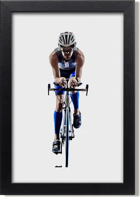 Produktbild von Bild 20x30 MDF-Rahmen, Wandkunst Radfahrer