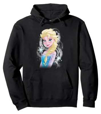 Productafbeelding van Disney Frozen, Elsa, trui met sneeuwvlokkenprint en capuchon