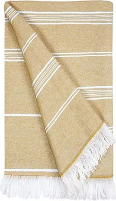 Produktbild von The One Towelling® T1-RHAM | Recycled Hamam Towel - 100 x 180 cm - Farbe: Beige - Größe: 100 x 180 cm