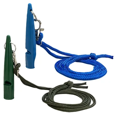 Productafbeelding van Set van 2 hondenfluitjes met sleutelband voor training