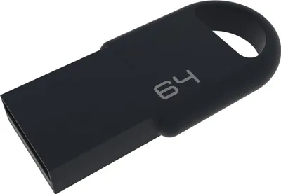 Produktbild von Emtec D250 Mini, 64 GB, USB Typ-A, 2.0, Ohne Deckel, Schwarz