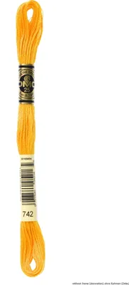 Zdjęcie produktu dla Nici do haftowania DMC Mouline Special 117MC -742, 6-nitkowe, 8 m