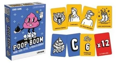 Imagen del producto de Poop Boom (Edición italiana) – Juego de mesa – lisciani
