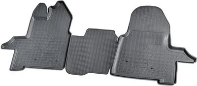 Produktbild von Gummi Fussmatten vorne für FORD Transit | BJ ab 2014> | passgenau mit Rand