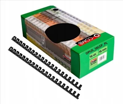 Produktbild von Opus Plastikbinderücken 45 mm für 440 Blatt Schwarz