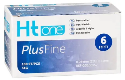 Productafbeelding van Ht One Plusfine Pennaalden 6 Mm (100 stuks)