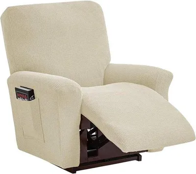 Productafbeelding van Famanu stoelhoes met antislip en wasbare bescherming - Ruitpatroon