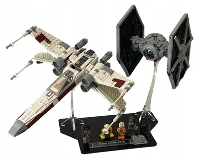 Image de Support noir pour LEGO® 75393 Star Wars – TIE Fighter & X-Wing