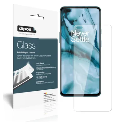 Obrázek produktu pro 2x ochranná fólie pro telefon OnePlus Nord - nárazuvzdorná fólie 9H, materiál: tvrzené sklo (1x přední strana + 1x zadní strana)