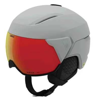 Produktbild von Giro Orbit Spherical Mips matte light grey Gr. M (55,5-59 cm) und VIVID ember Visier + Tragetasche Ski Helmet Skihelme Snowboardhelm Wintersport Schutzhelm Winter *Austellungsstück*