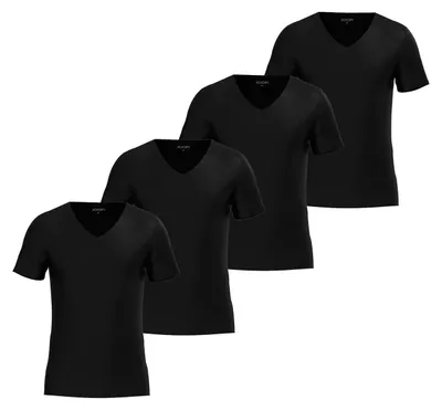 Produktbild von JOOP! Herren Unterziehshirt 4-Pack Everyday - schwarz - Größe M