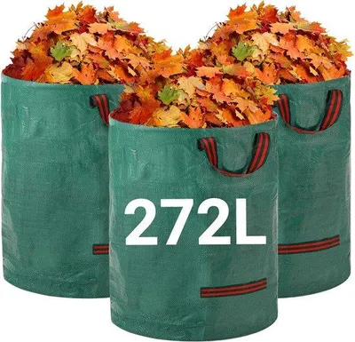 Produktbild von Famanu Gartenabfallsack mit großer Kapazität - 262 l und 500 l - robust und faltbar