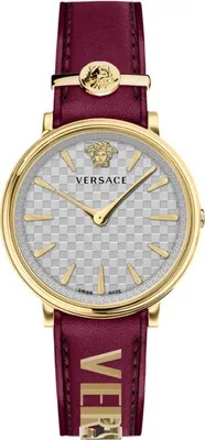 Produktbild von Versace Damen Uhr Armbanduhr V-Circle VE8104322 Leder
