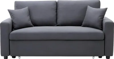 Produktbild von INIZOR 3-Sitzer-Sofa in Stoff, umwandelbar - Farbe anthrazit