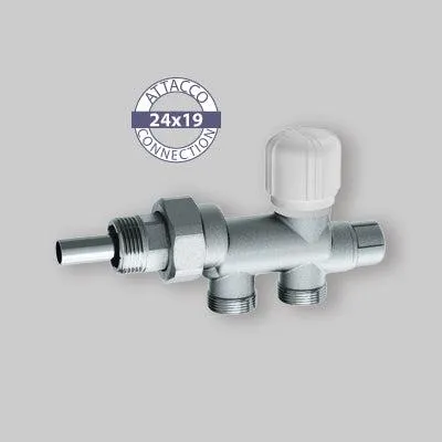 Productafbeelding van Thermostatische thermostaatventiel met aansluiting voor expansievat van 1/2" - 24x19