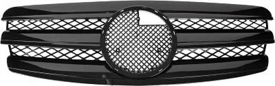 Produktbild von DIEDERICHS 1615242 Kühlergrill Frontgrill passend für MERCEDES-BENZ E-Klasse Limousine (W211) Schwarz Glänzend