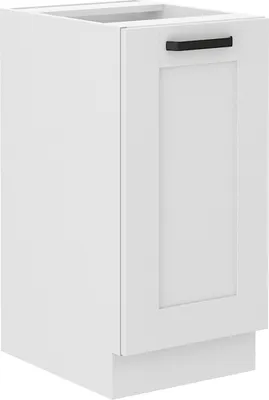 Produktbild von Kondela Unterer Küchenschrank Lula 40D 1F BB - weiß