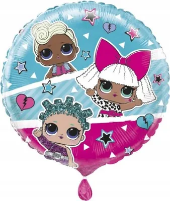 Zdjęcie produktu dla Balon foliowy LOL Surprise na przyjęcie urodzinowe 45 cm