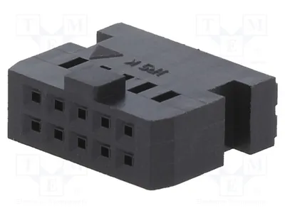 Image de 1 connecteur femelle 2,54 mm, plaque de connexion HIF3, 10 broches, référence HIF3BA-10.54C, marque Signteck
