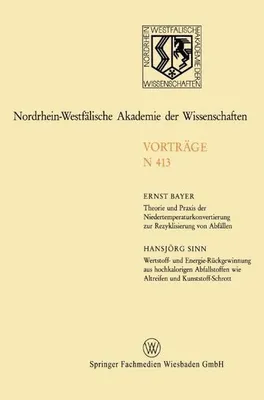 Obrázok produktu pre Theorie und Praxis der Niedertemperaturkonvertierung zur Rezyklisierung von Abfällen. Wertstoff- und Energie-Rückgewinnung aus hochkalorigen Abfallstoffen wie Altreifen und Kunststoff-Schrott