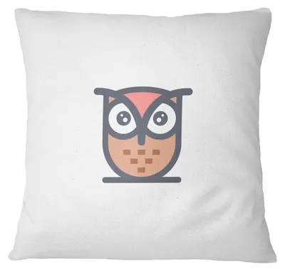 Kissenhülle 45x45 cm, Weiß, Polyester, mit Reißverschluss