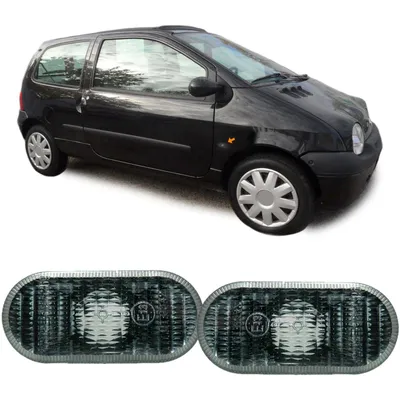 Produktbild von Seitenblinker schwarz smoke Paar für Renault 19 Clio 1 2 Twingo Megane 1 Laguna