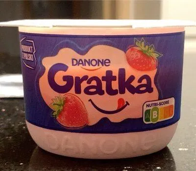 Obrázek produktu pro Deser mleczny Dan Gratka truskawkowy 4 x 115 g