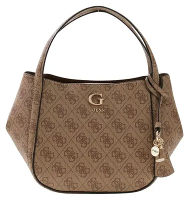 Productafbeelding van Guess handtas Coleen Petit Monogramme, kleur Latte, met logo