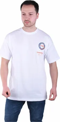 Produktbild von Oversize Herren T-Shirt Basic Long Tee Designer Shirt Basic Tee Sommer TS-5002 M Weiß