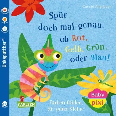 Obrázok produktu pre Baby Pixi (unkaputtbar) 169: Spür doch mal genau, ob Rot, Grün, Gelb oder Blau!
