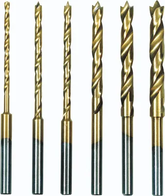 Produktbild von HSS Spiralbohrersatz mit Zentrierspitze Proxxon 1,5 bis 4mm, 6-tlg