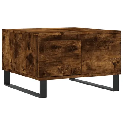 Zdjęcie produktu dla vidaXL Stolik kawowy dąb wędzony 55x55x36,5 cm materiał drewnopochodny