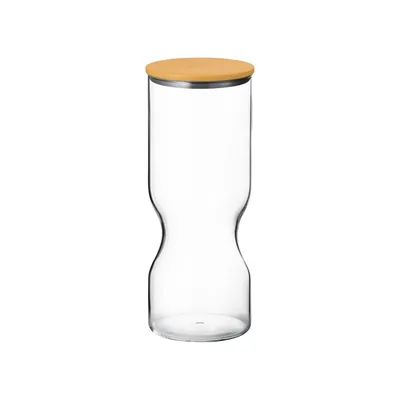 Produktbild von Georg Jensen ALFREDO CANISTER X-LARGE  GLASS & YELLOW SS LID 2L 10020340