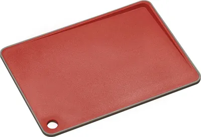 Produktbild von KESPER 30933 Schneidebrett mit Rutsch-Stop, PP-Kunststoff, rot, mit abfallender Schneidefläche