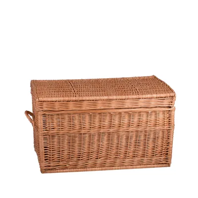 Produktbild von Wäscheschrank Truhe für Wäsche in Naturfarbe 70x43 H44 cm