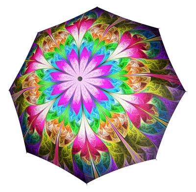 Immagine prodotto di doppler ombrello tascabile ombrello Fiber Magic Caleido multicolore