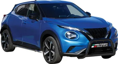 Zdjęcie produktu dla Listwa ochronna przedniego zderzaka do Nissan Juke 2020-2025 ø63 mm stalowa czarna ochrona