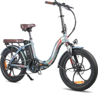 Obrázek produktu pro E Bike skládací kolo elektrické kolo 20 palců, 250W Fatbike ženy, Shimano 7S Mountain ebike muži, 25km/h Electric City E Bike elektrická kola
