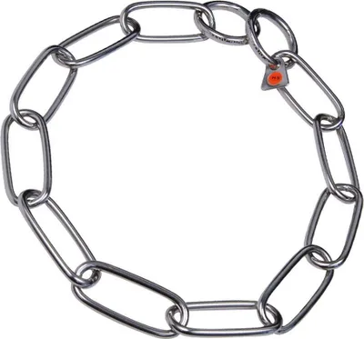 Immagine prodotto di Collare per cane hs sprenger argentato a maglie lunghe (76 cm)